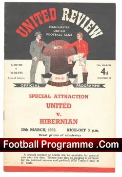 Manchester United v Wolves 1952