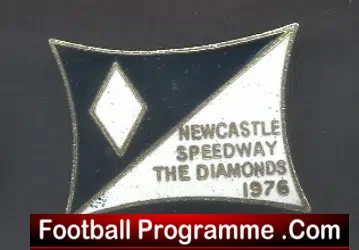 Newcastle Speedway Badge 1976 - sports memorabilia