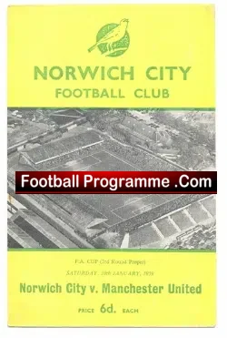Norwich City v Manchester United 1959