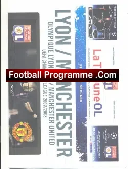 Olympique Lyon v Manchester United 2007 Newspaper Edition France