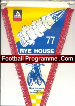 Rye House Speedway Pennant 1977