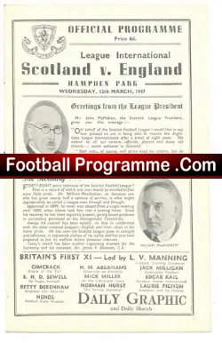 Scotland v England 1947