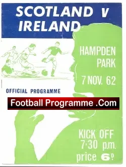 Scotland v Northern Ireland 1962