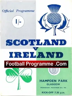 Scotland v Northern Ireland 1964