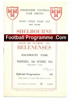 Shelbourne v Belenenses 1964 – Fairs