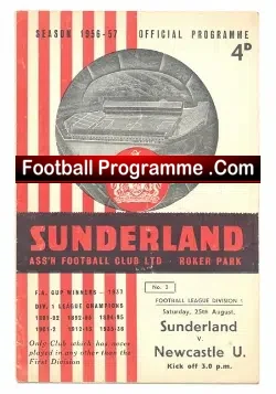 Sunderland v Newcastle United 1956