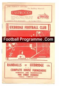 Uxbridge v Yiewsley 1960 – FA Cup Match