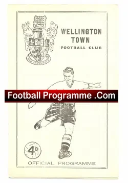 Wellington Town v Bromsgrove Rovers 1962