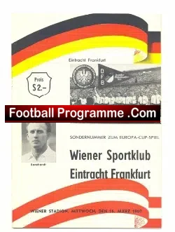 Wiener Sport v Eintracht Frankfurt 1960