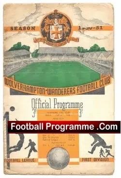 Wolves Wolverhampton v Aston Villa 1951 – to clear