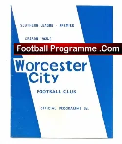 Worcester City v Brierley Hill 1966