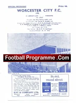 Worcester City v Cheltenham Town 1964