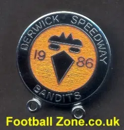 Berwick Speedway Badge 1986