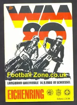 Germany Speedway Programme 1980 - Eichenring