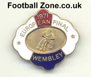 European Final Speedway Badge 1971 Wembley