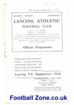 Lancing Athletic v Newport 1952 – FA Cup