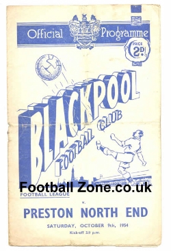 Blackpool v Preston 1954