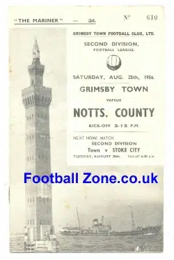 Grimsby Town v Notts County 1956