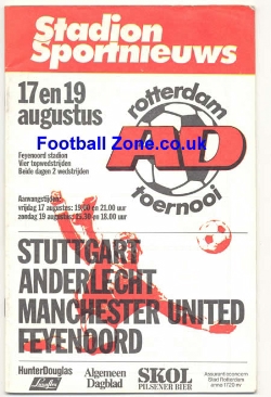 Anderlecht v Manchester United 1985 – Rotterdam Tournament