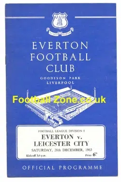 Everton v Leicester City 1963