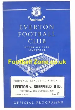 Everton v Sheffield United 1963