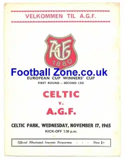 Glasgow Celtic v AGF 1965 – ECWC