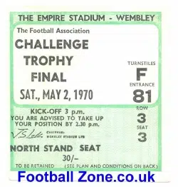 Macclesfield Town v Telford 1970 - Challenge Trophy Cup Final