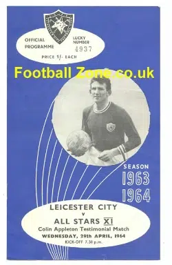 Colin Appleton Testimonial Benefit Match Leicester City 1964
