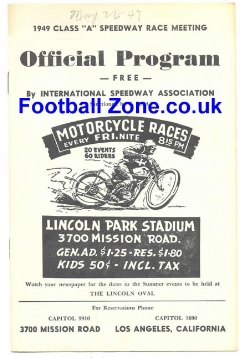 America Speedway 1949 – USA Lincoln Park California