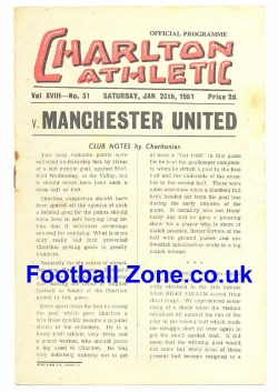 Charlton Athletic v Manchester United 1951