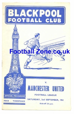 Blackpool v Manchester United 1961