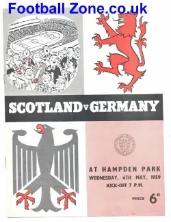 Scotland v Germany 1959 - Hampden Park