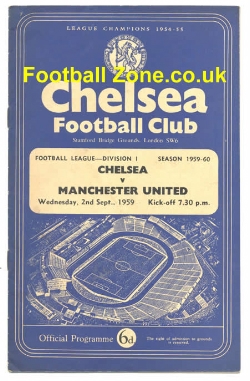 Chelsea v Manchester United 1959