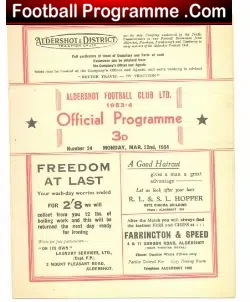Aldershot v International Managers 1954 – Bill Shankly