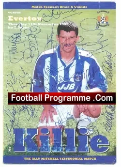 Ally Mitchell Testimonial Benefit Kilmarnock Multi Autographs