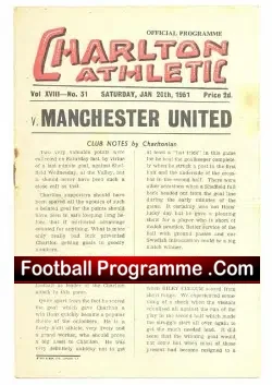 Charlton Athletic v Manchester United 1951