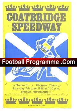 Coatbridge Speedway v Glasgow 1969