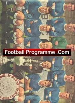 Everton Autographed Team Picture 1963 - Kendall - Labone - football memorabilia
