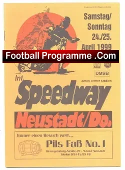 Germany Speedway Programme 1999 – Deutschland