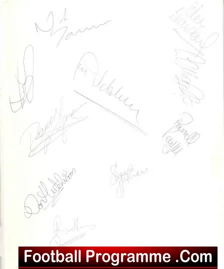Guinness Tournament at GMEX Manchester 1990 + Ticket + Signed