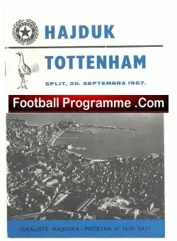 Hajduk Split v Tottenham 1967 – Croatia
