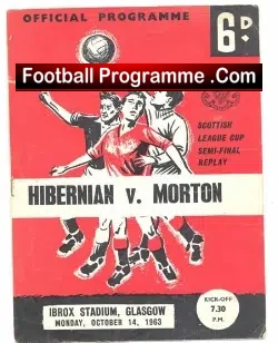 Hibernian Hibs v Greenock Morton 1963 – Semi Final Replay
