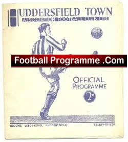 Huddersfield Town v Burnley 1938 – Reserves Match