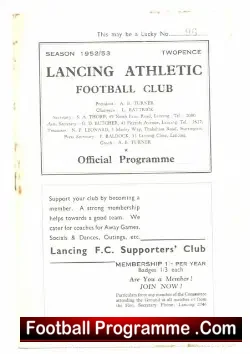 Lancing Athletic v Newport 1952 – FA Cup