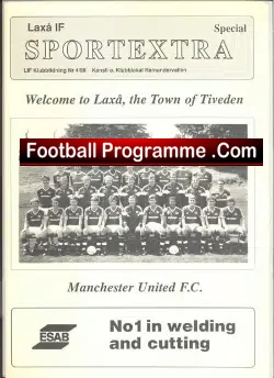 Laxa IF v Manchester United 1988 – Sweden