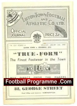Luton Town v Coventry City 1948