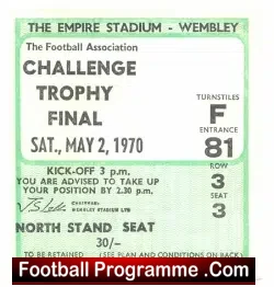 Macclesfield Town v Telford 1970 – Challenge Trophy Cup Final