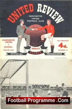 Manchester United v Arsenal 1957