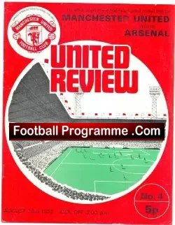 Manchester United v Arsenal 1972