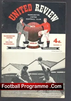 Manchester United v Bolton Wanderers 1956 – First Floodlights